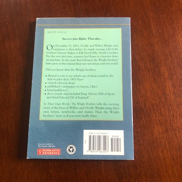 The Wright Brothers - In Their Own Words - George Sullivan - Picture 2 of 2